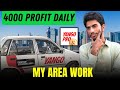 4000 Profit My Area Dha Clifton Yango Car Earning || sajid taxi Driver ||