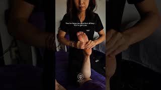 Your feet carry you everywhere. Let them rest with us. 🦶 #happyfeet #massage