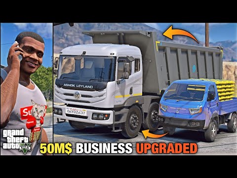 New Truck Business Ke Liye 50 Lakh Lagadiye 🤯 Leyland Ke Itne Truck Le Liye 😳🤑 ( GTA 5 Mods )