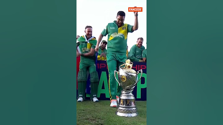 South Africa Champions win the WCL 2025!