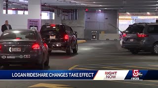 Logan Airport's big changes to Uber. Lyft pickups being phased in