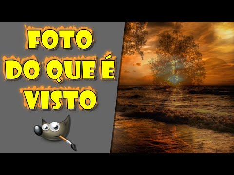 Foto do que é Visto no Gimp - Novo a Partir do Visível