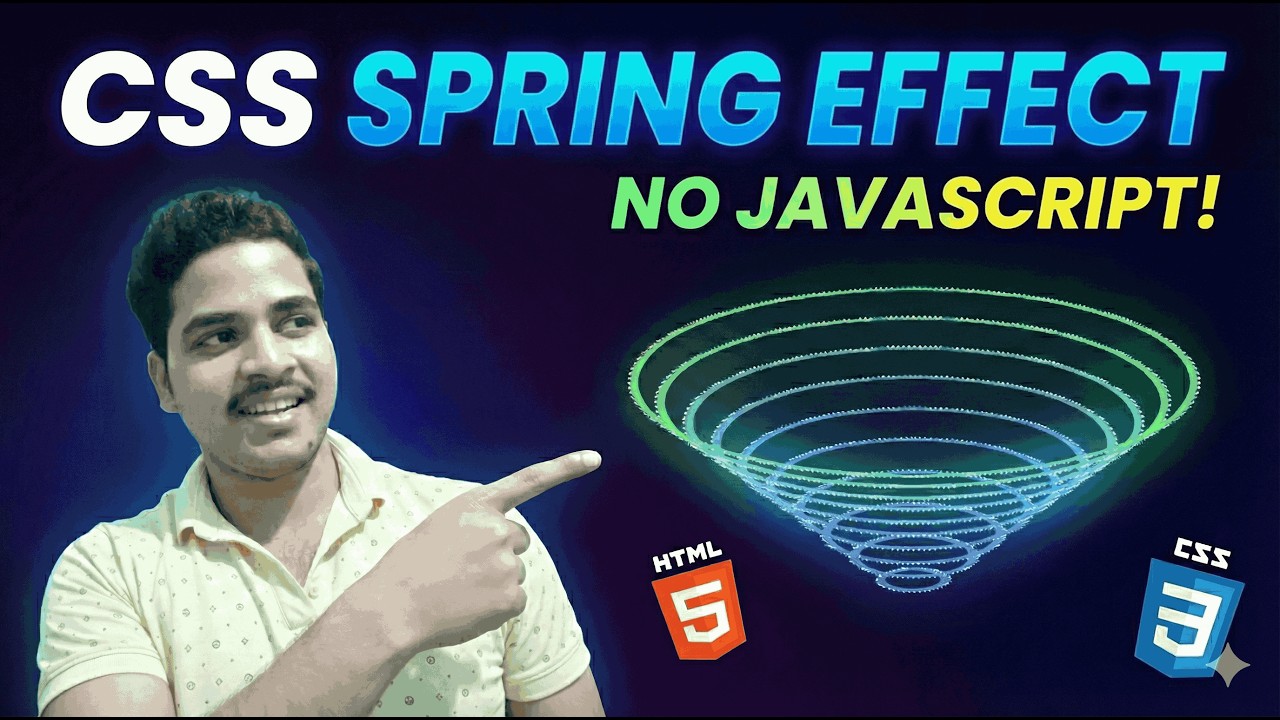 CSS Spring Effect – No JavaScript | Only HTML & CSS. #coding # ...