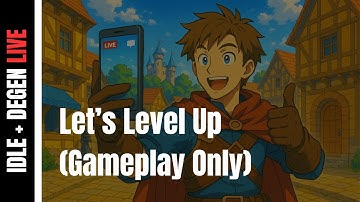 ⚔️ IdleMMO & Degen Idle – Let’s Level Up (Gameplay Only)