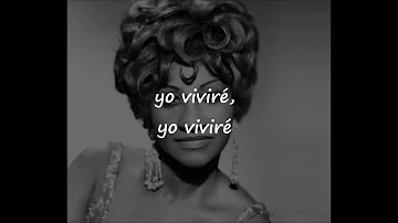 Celia Cruz- Yo viviré (I will Survive) LETRA