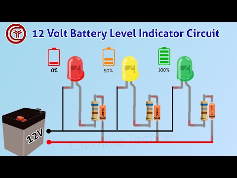 12v battery level indicator circuit [NEW]