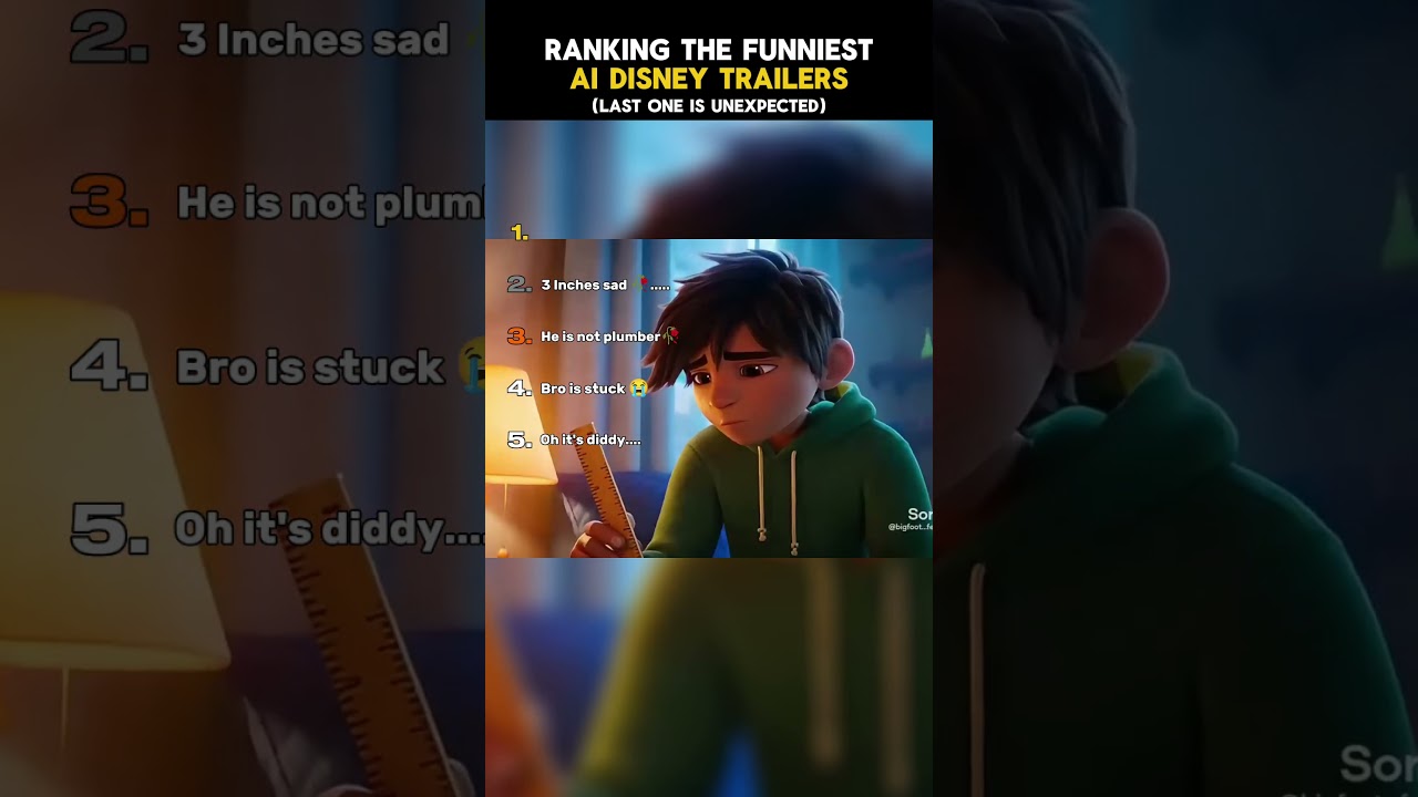 Ranking The Best AI Disney Trailers (part 4)
