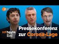 Rekord bei Neuinfektionen – Lauterbach, Wieler und Drosten zur Corona-Lage | ZDFheute live