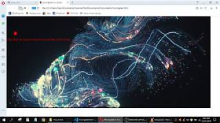 Moving  ball in circle using html, css, javascript,canvas element