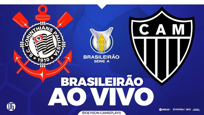 CORINTHIANS X ATLETICO MG AO VIVO COM IMAGENS - JOGO DE HOJE - ASSISTA  AGORA! SIMULAÇÃO PES 2021 