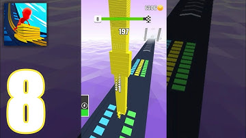 Stack colors - Level 8 | Gameplay Walkthrough (Android, iOS)