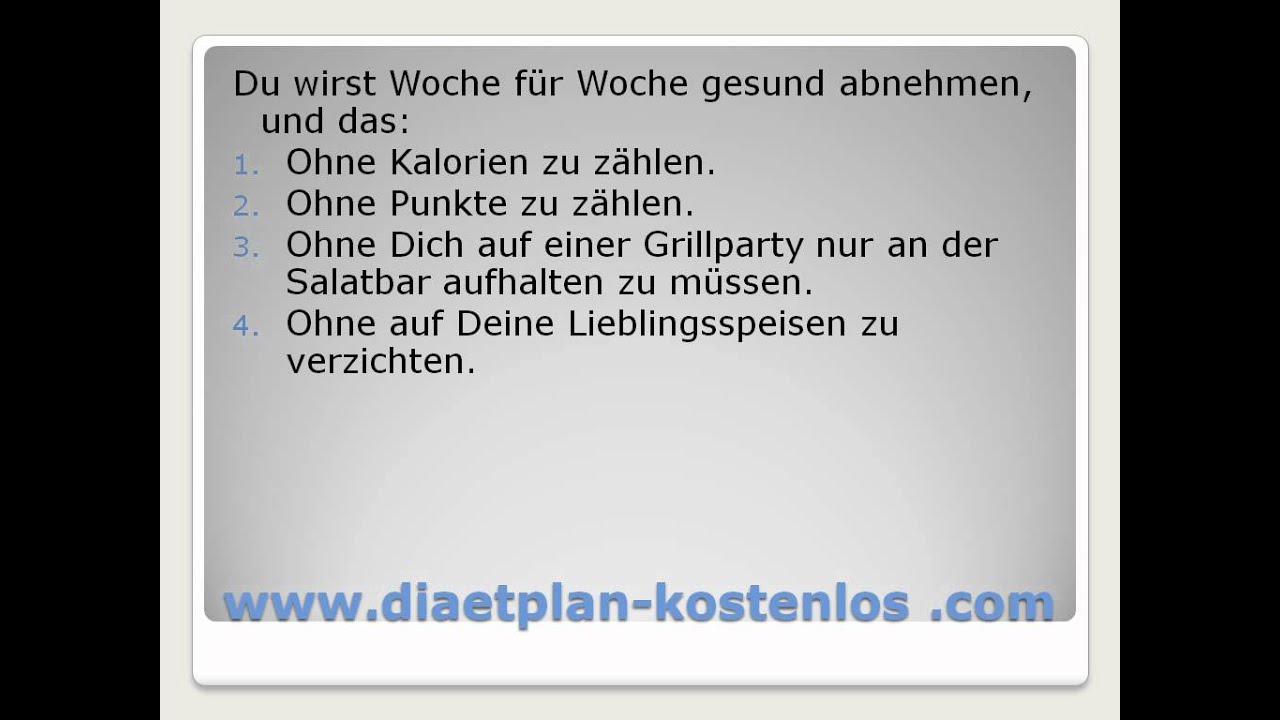 abnehmen mit punkten zählen kostenlos