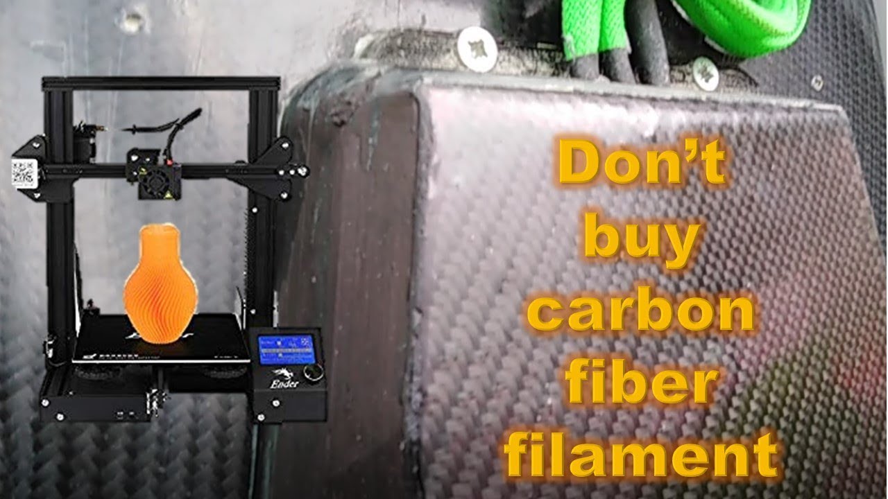 carbon fibre regular pla prints, make 3d prints stronger, how to, ender