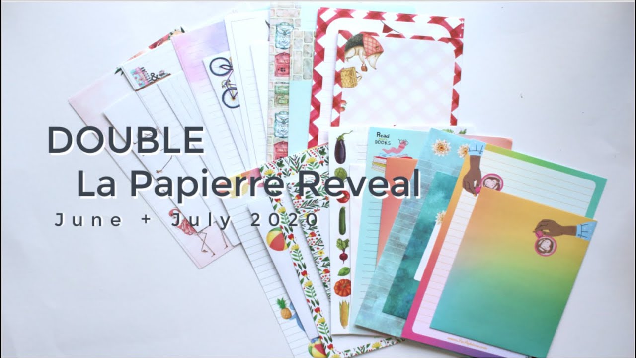 DOUBLE Reveal: La Papierre June + July 2020