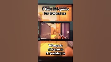 FPS games for low end pc #shorts #gaming #fps #fyp