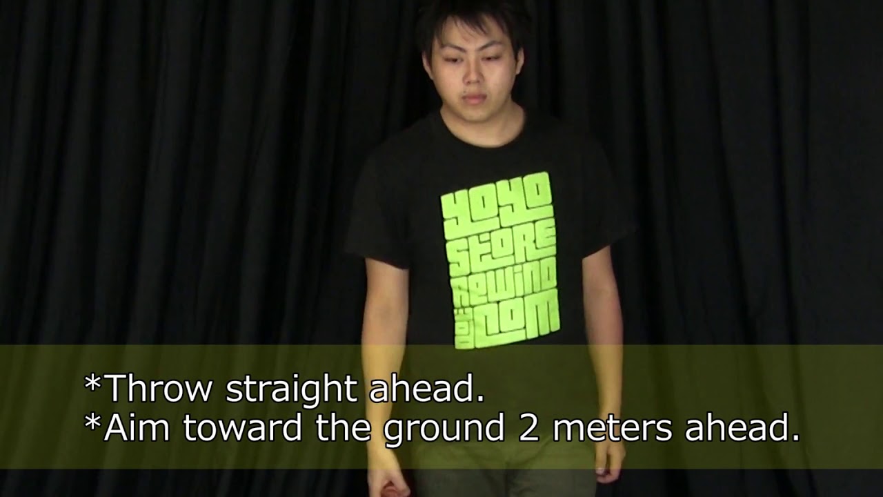 [YOYO BASIC TRICK] Sleeper (Long Sleeper, Spinning on the Bottom) YouTube