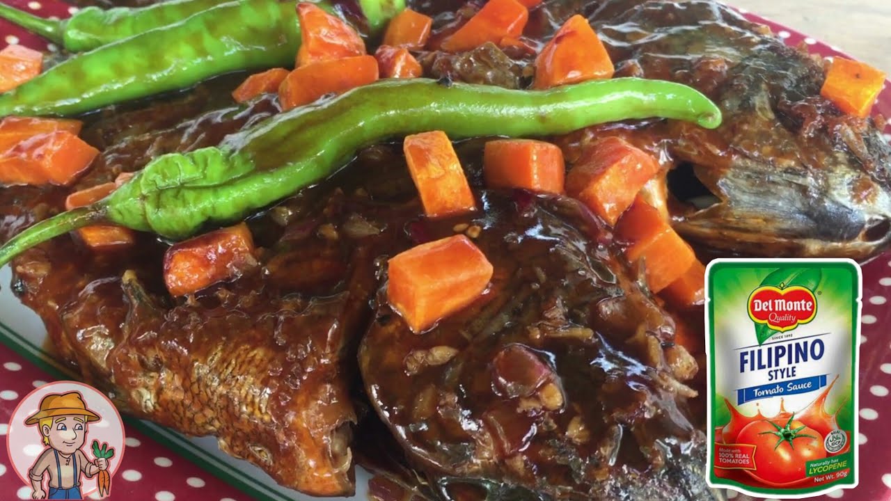 FRIED TILAPIA WITH TOMATO SAUCE// Filipino Style// Probinsyano Recipe