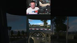 😱 120 kmh giderken R'ye taktım 🚛 ETS 2 #oyun #simülasyon