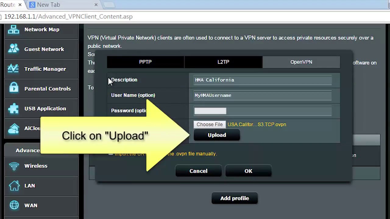 Disorder Mispend residue Asus VPN Client Setup (Original firmware) – HMA Support