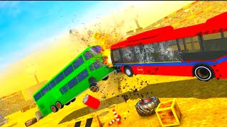 Police Bus Crush | Derby distraction demolition game  | Part #01| Android gameplay - Offline screenshot 5