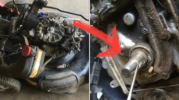 fixing a lawnmower that “hit” TREE STUMP (likely problem￼) broken￼ flywheel key￼