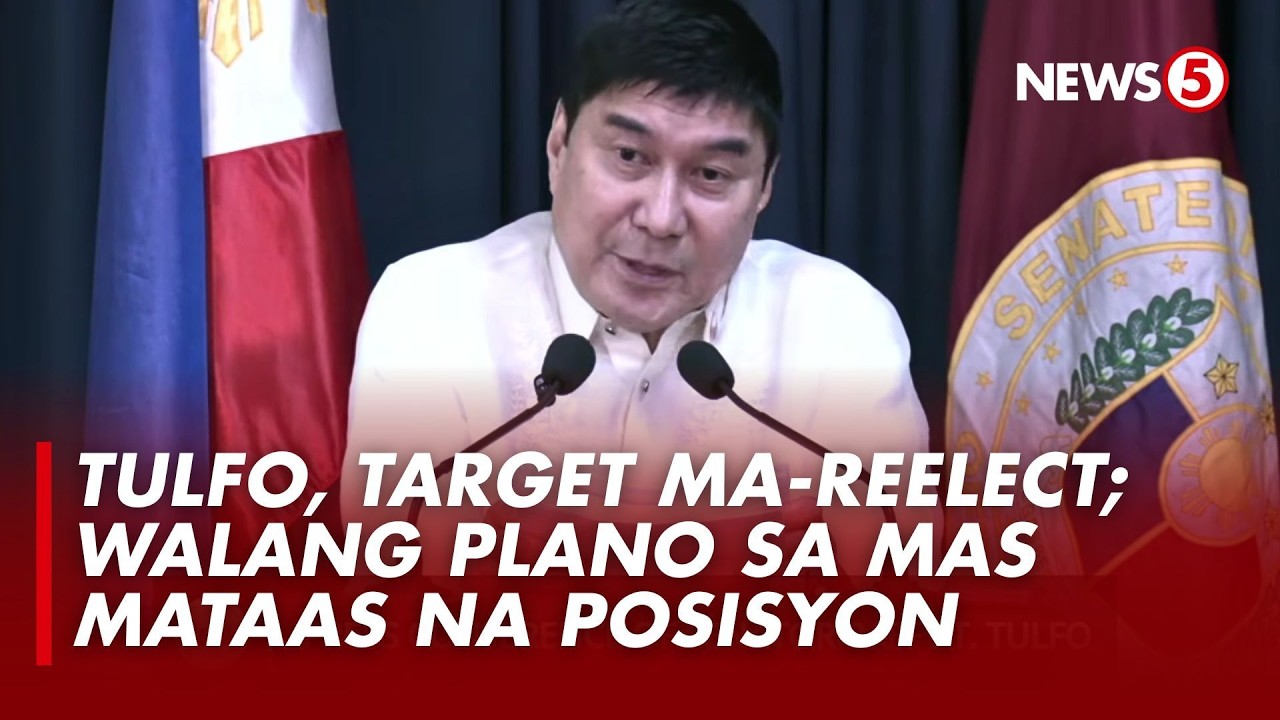 Sen. Raffy Tulfo, walang balak tumakbo sa pagkapangulo, bise presidente sa 2028 polls