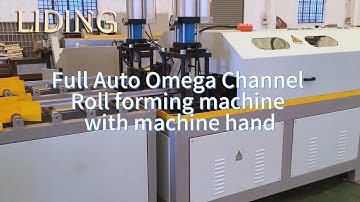 Introducing the Cutting-Edge U-channel roll forming machine with intelligent robotic stacking