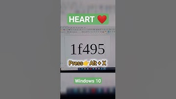 HEART ❤️ EMOJI IN LIBRE OFFICE || #computer #msword #viral #shorts