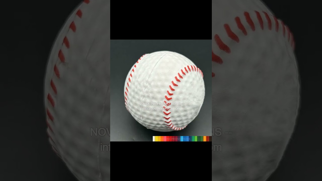 Custom PU Baseball Stress Ball for Giveaways 