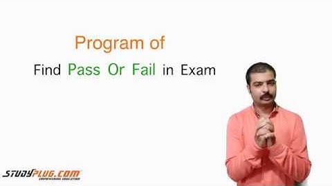 C Programming | Program to find Pass or Fail in Exam