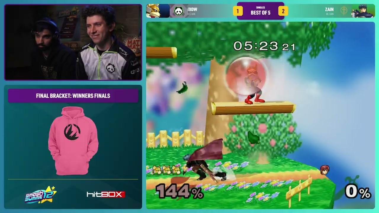 iBDW vs Zain - Singles Bracket: Winners Finals - Smash Summit 12 | Fox vs Marth