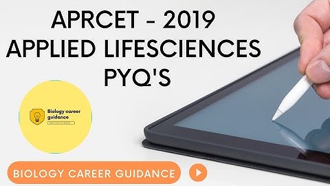 APRCET 2019 Applied Lifesciences Question paper Solving|| In Telugu|| Biology Career Guidance||PYQ