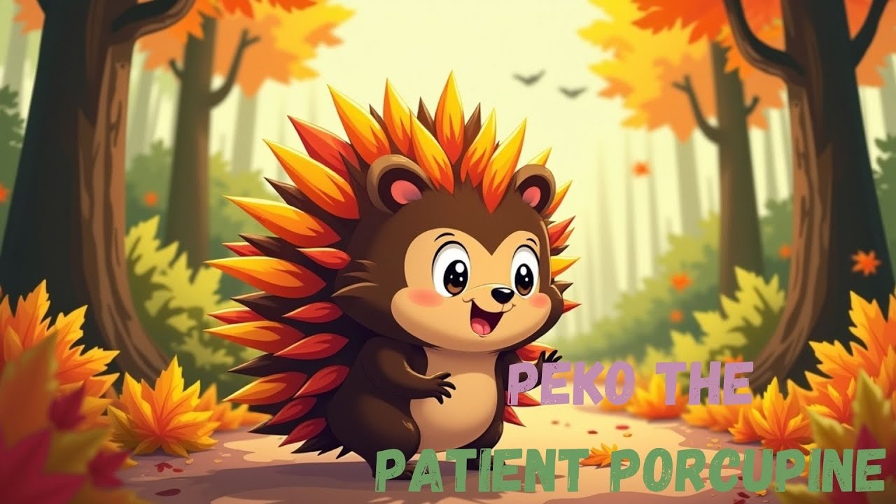 Peko the Patient Porcupine | easy english short story | bedtime stories for kids
