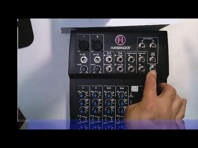 HARBINGER LV12 12-Channel Analog Mixer with Bluetooth and FX Owner's Manual