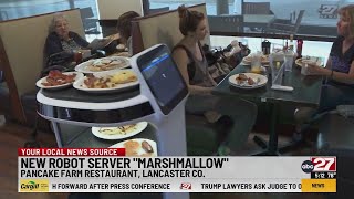 SERVICE FROM THE FUTURE: Check out who's serving pancakes in Lancaster