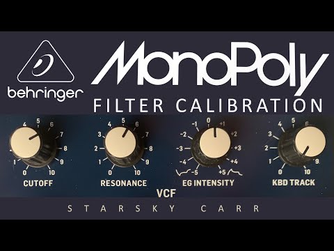 Behringer MonoPoly Filter Calibration: What's going on?