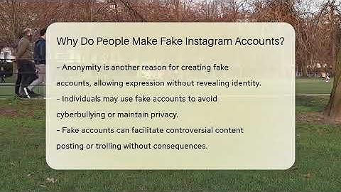 Why Do People Make Fake Instagram Accounts? - Everyday-Networking