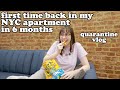 Moving back to NYC: quarantine vlog 2020