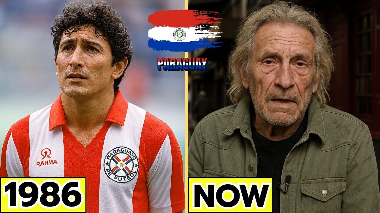 Paraguay 🇵🇾 World Cup 1986 Squad ⚽ Then and Now