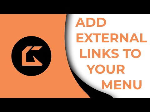 Add External Links to your menu/navbar.