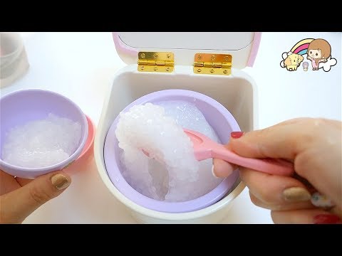 【 ASMR 】ご飯 スライム 作ってみた ☆ リアルおままごと 【 こうじょうちょー  】 音フェチ