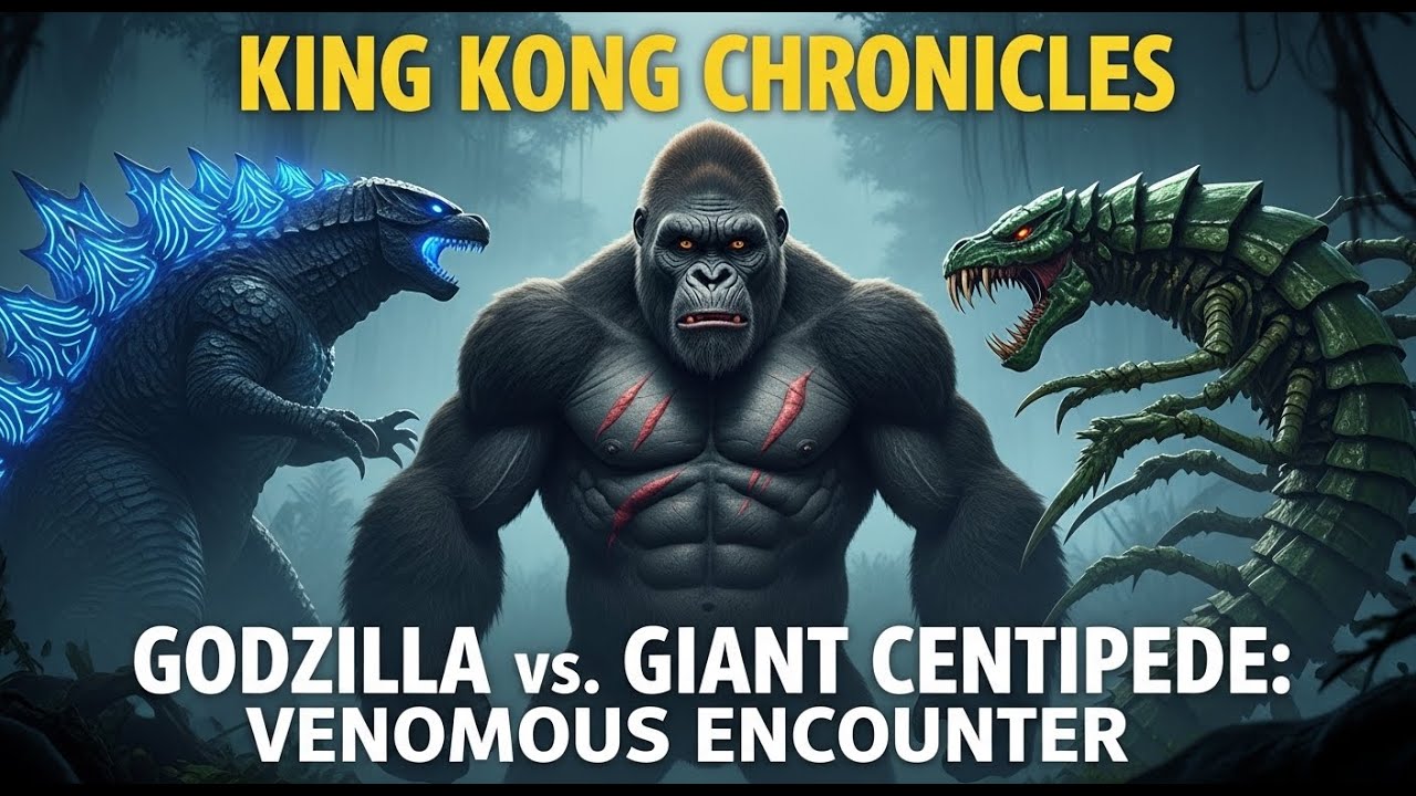 Godzilla vs. Giant Centipede: Venomous Encounter | King Kong Legacy
