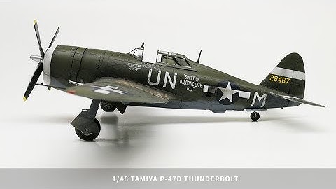 1/48 Tamiya P-47D Razorback: Extended Build