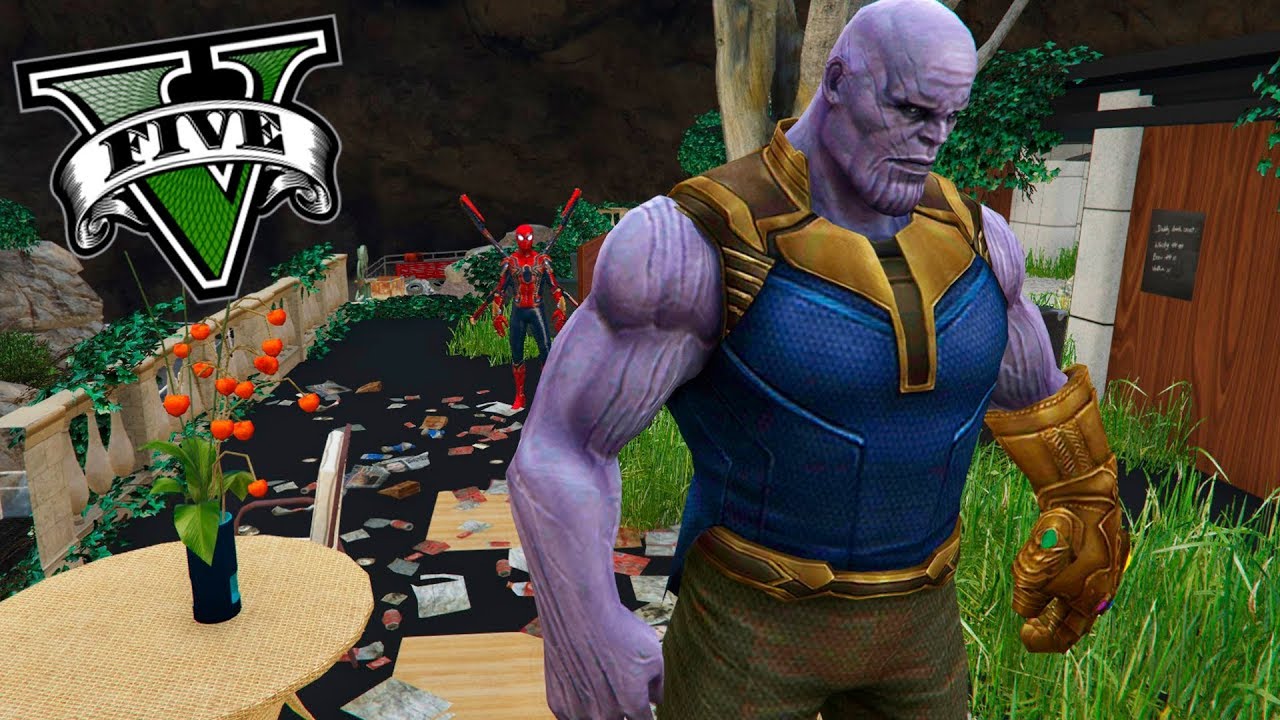 GTA V PC MODS - HE ENCONTRADO A *THANOS* EN LOS SANTOS ! - ElChurches