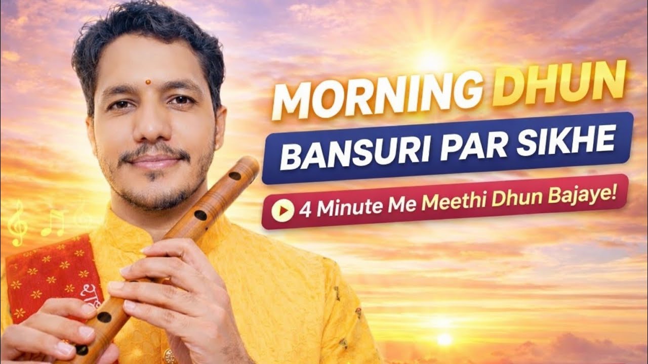 Morning dhun lesson|| #flute #bansuri #flutelessons #flutelessons 