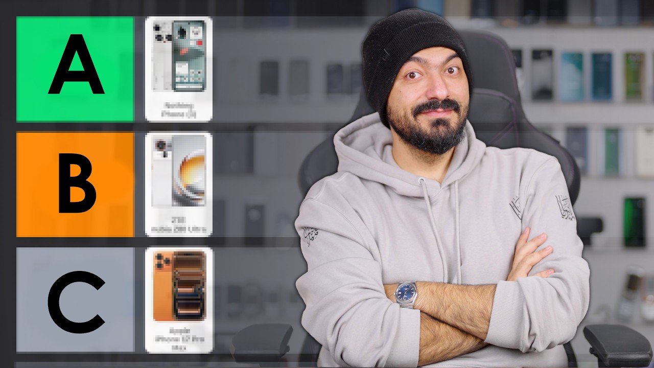 اختبرت الكل… وهذا ترتيبي النهائي | Tier List جوالات 2025 🥇