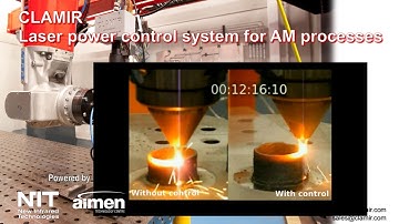 CLAMIR - RT laser power control system for AM processes promo video