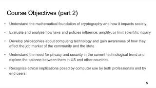 CPSC 313 The Computer Impact - Welcome