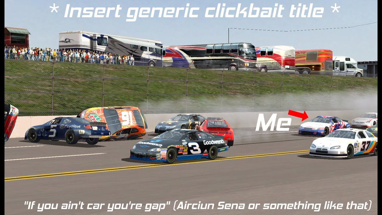 My cleanest Superspeedway wreck avoidance. NR2003 at Talladega, V8 Thunder Online 2023