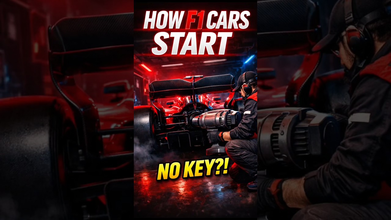 "How F1 Cars Really Start: No Key, Just This Crazy Tool" 😱
